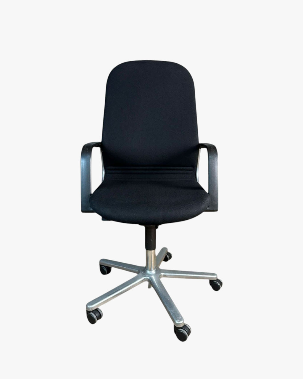 Wilkhahn FS 213/85 High Backrest Office Chair in Black - thegoodchairs