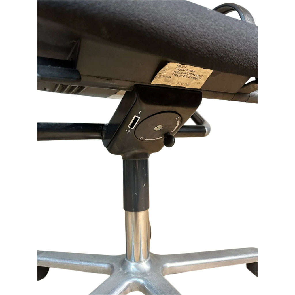 Wilkhahn FS 213/85 High Backrest Office Chair in Black - thegoodchairs
