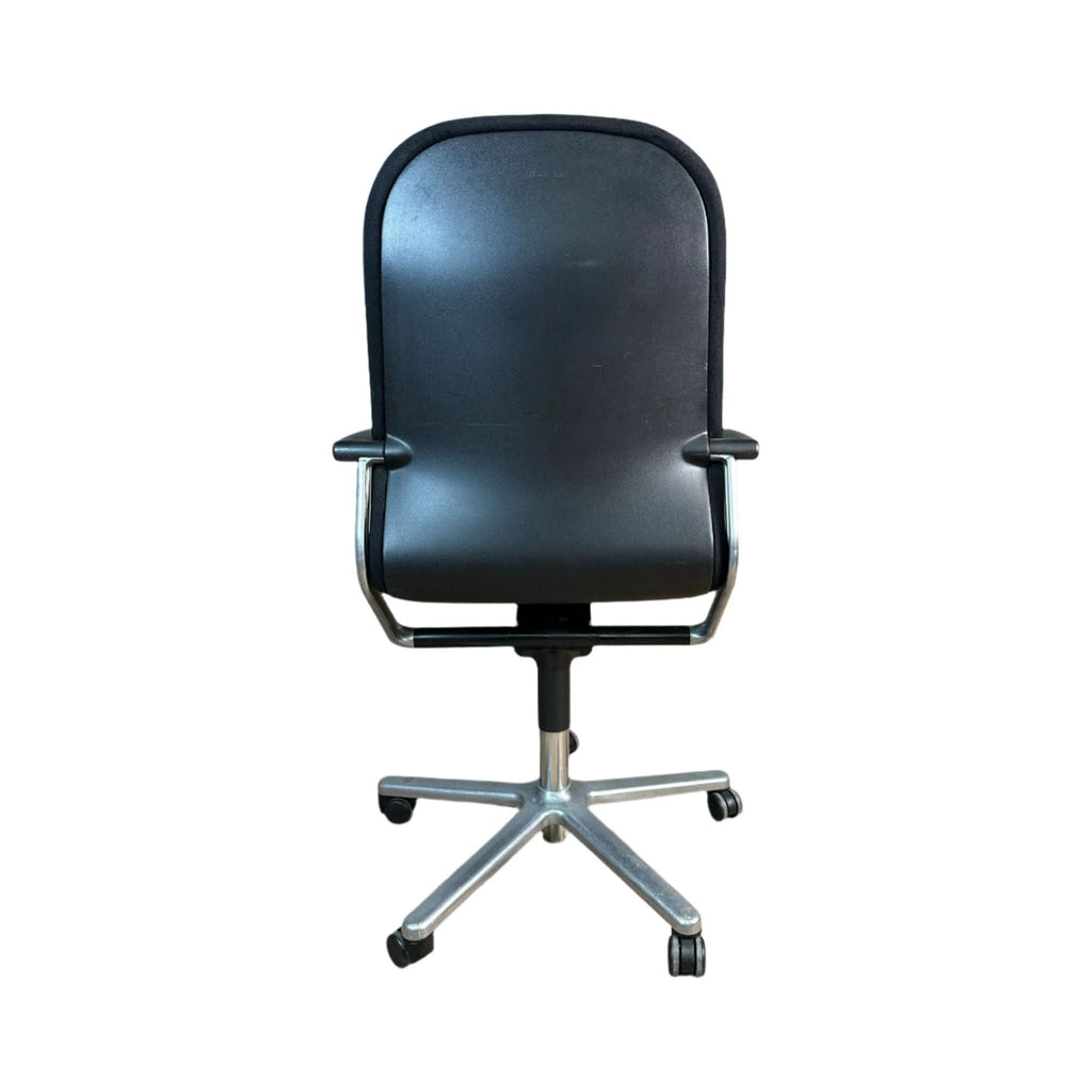 Wilkhahn FS 213/85 High Backrest Office Chair in Black - thegoodchairs