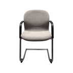 Wilkhahn FS-Line 212/5 Cantilever Chair, Kvadrat Skifer, Chrome - thegoodchairs