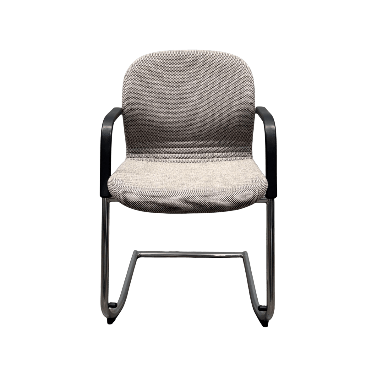 Wilkhahn FS-Line 212/5 Cantilever Chair, Kvadrat Skifer, Chrome - thegoodchairs