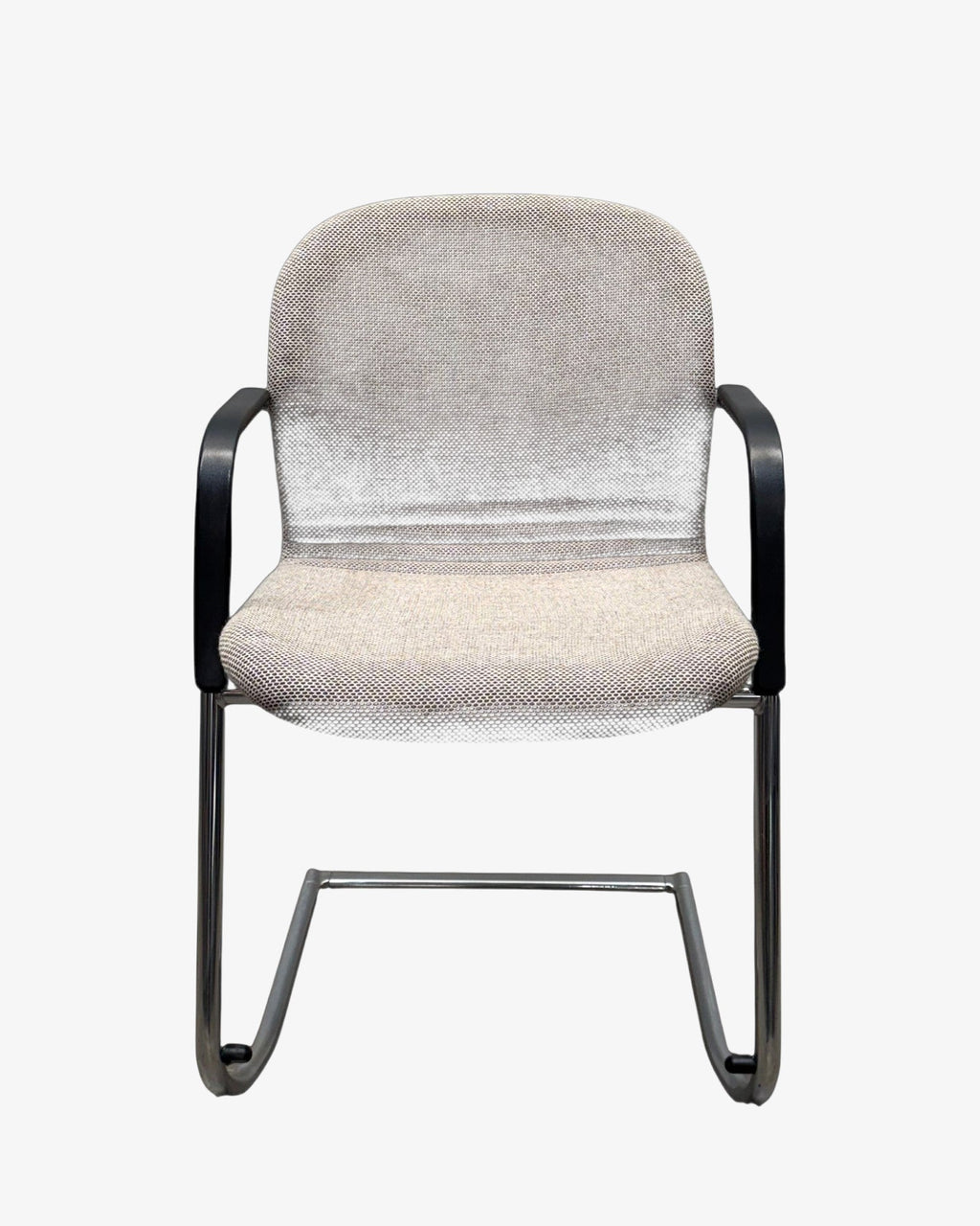 Wilkhahn FS-Line 212/5 Cantilever Chair, Kvadrat Skifer, Chrome - thegoodchairs