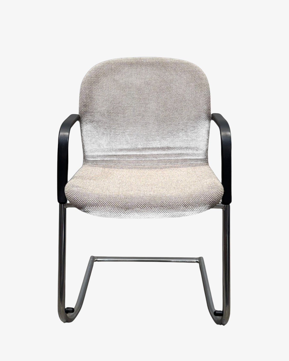 Wilkhahn FS-Line 212/5 Cantilever Chair, Kvadrat Skifer, Chrome - thegoodchairs