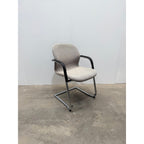 Wilkhahn FS-Line 212/5 Cantilever Chair, Kvadrat Skifer, Chrome - thegoodchairs