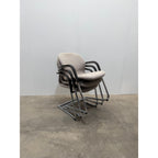 Wilkhahn FS-Line 212/5 Cantilever Chair, Kvadrat Skifer, Chrome - thegoodchairs