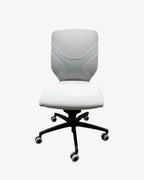 Wilkhahn IN 184/7 Ergonomic Office Chair, White / Light Grey - thegoodchairs
