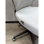 Wilkhahn IN 184/7 Ergonomic Office Chair, White / Light Grey - thegoodchairs