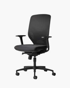 Wilkhahn IN 184/7 MB Task Chair, Back in Black, Trimension 3D Movement