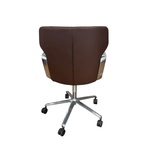 Wilkhahn Intra - Chair - Brown Leather - thegoodchairs