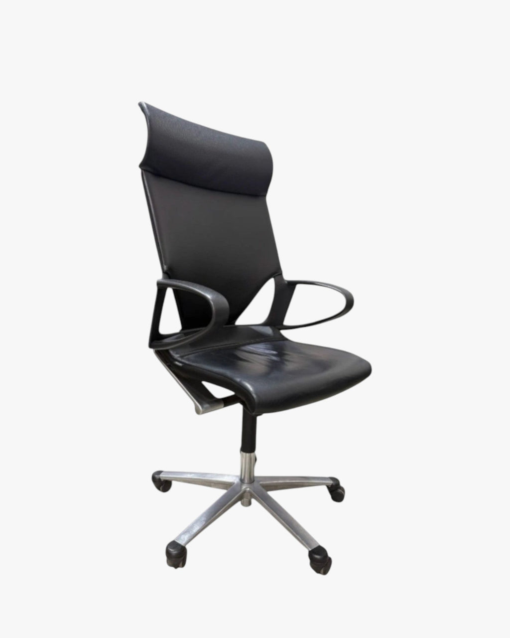 Wilkhahn Modus Medium - High Back Leather - thegoodchairs