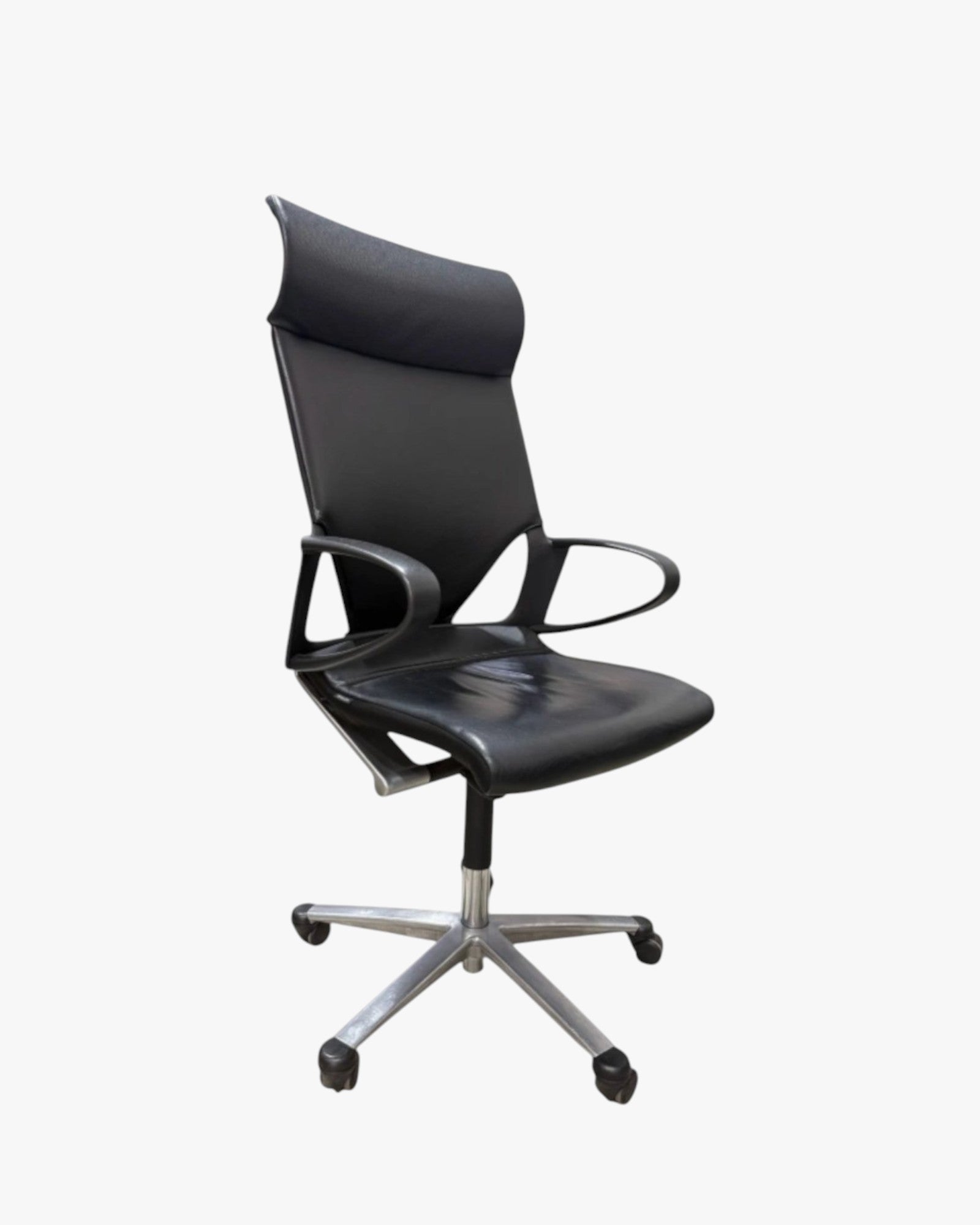 Wilkhahn Modus Medium - High Back Leather - thegoodchairs