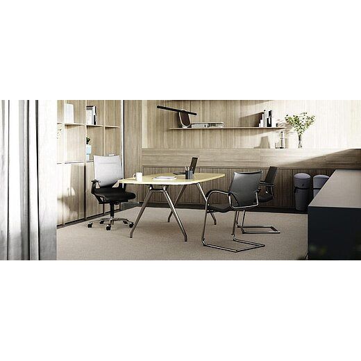 Wilkhahn Modus Medium - High Back Leather - thegoodchairs