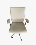 Zenith Invention Medium Back Executive Chair, Beige - thegoodchairs
