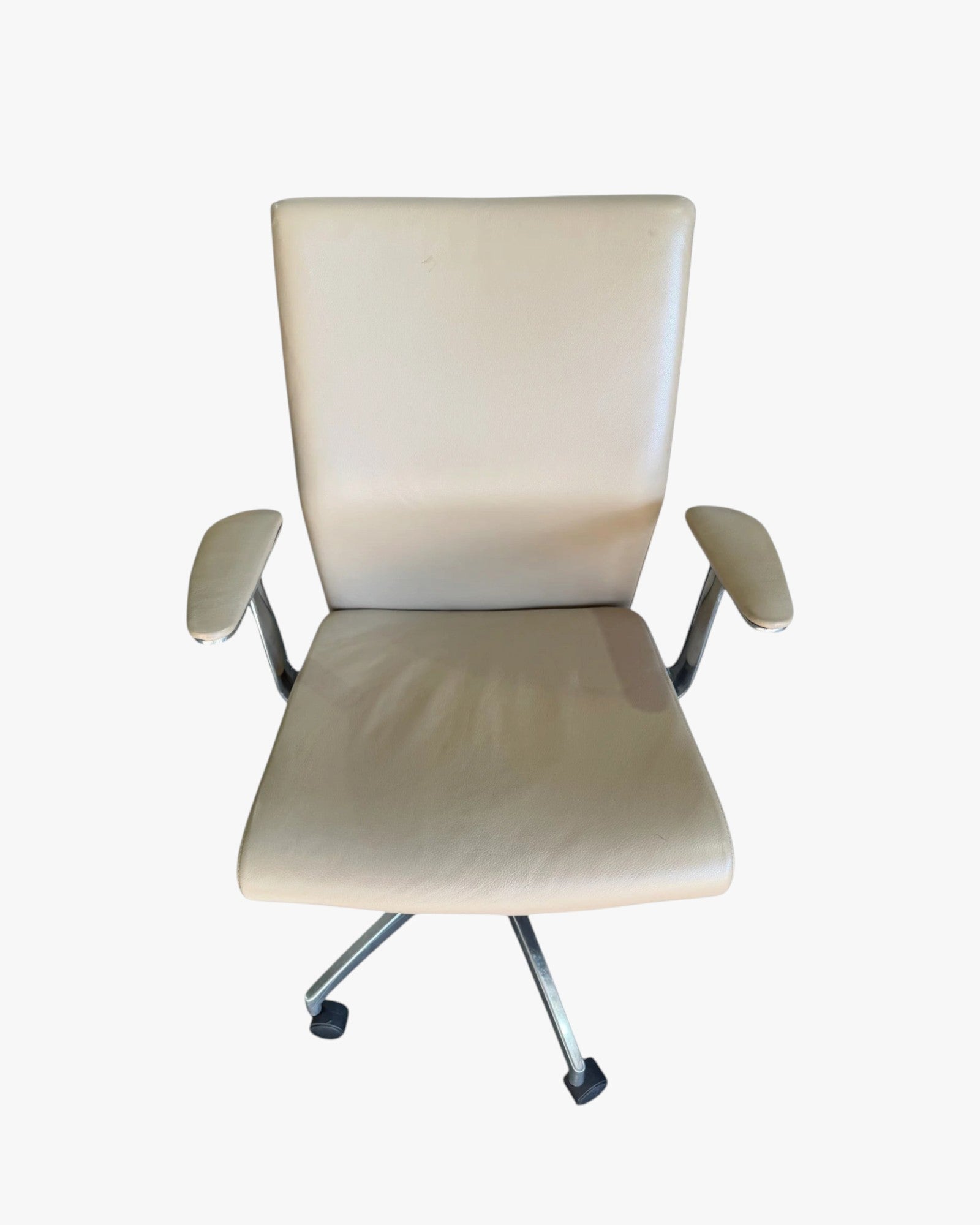 Zenith Invention Medium Back Executive Chair, Beige - thegoodchairs
