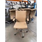 Zenith Invention Medium Back Executive Chair, Beige - thegoodchairs