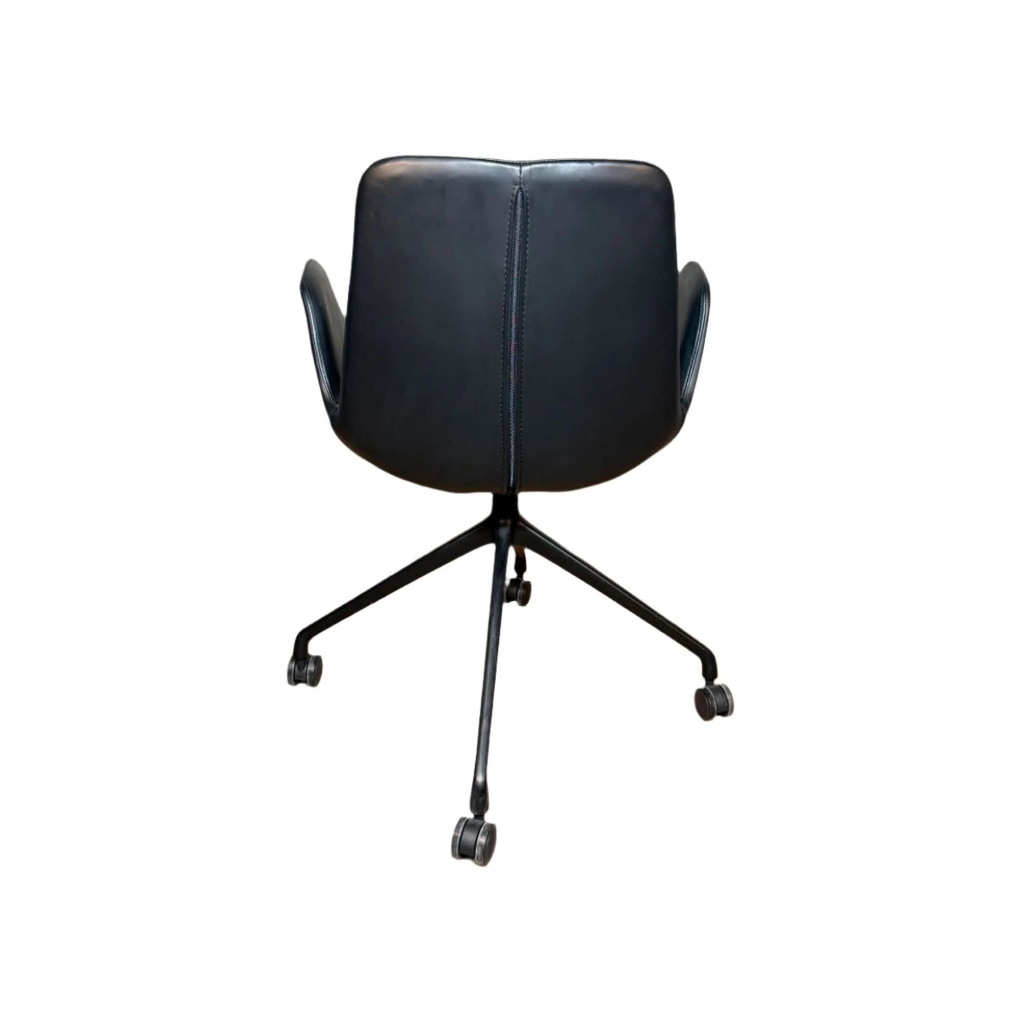 Zuster Cloud Swivel Chair With Castors by - thegoodchairs