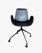 Zuster Cloud Swivel Chair With Castors by - thegoodchairs